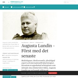 Augusta Lundin - Först med det senaste - Företagskällan