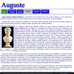 Histoire romaine : Auguste