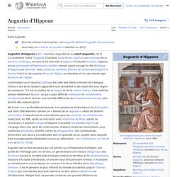 Augustin d'Hippone