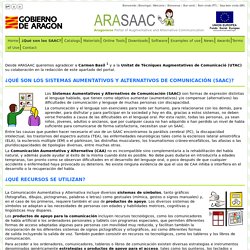 ARASAAC: ¿Qué son los Sistemas Aumentativos y Alternativos de Comunicación (SAAC)?