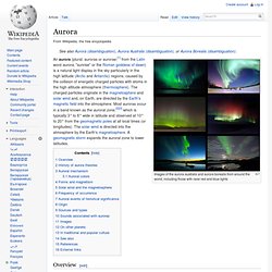 Aurora (astronomy)