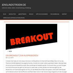 Ein BreakOut zum Ausprobieren! – jenslindstroem.de