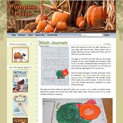 Aussie Pumpkin Patch: Math Journals