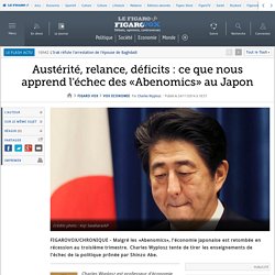 Austérité, relance, déficits : ce que nous apprend l'échec des «Abenomics» au Japon