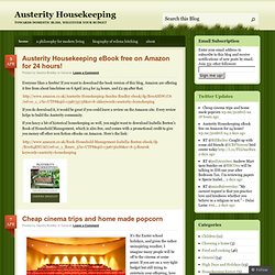 Austerity Housekeeping