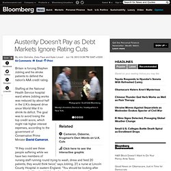 Austerity Doesn’t Pay as Debt Markets Ignore Rating Cuts