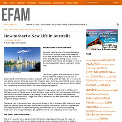 How to Start a New Life in Australia