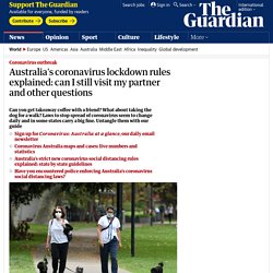 Australia's coronavirus lockdown rules explained: can I still visit my partner and other questions
