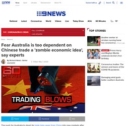 China Australia trade: Fears Australia is too dependent on Chinese trade, push to divert trade into new markets after coronavirus a 'zombie economic idea'