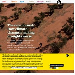 The new normal? How climate change is making droughts worse
