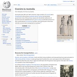 Convicts in Australia