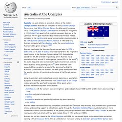 Australia at the Olympics