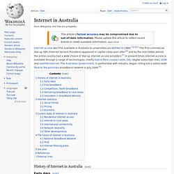 Internet in Australia