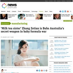 Bubs Australia enlists Zhang ‘Nancy’ Zetian aka ‘milk tea sister’ to promote its baby formula in China