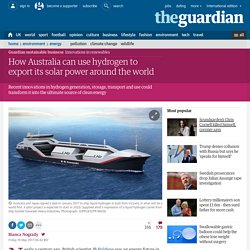 *****How Australia can use hydrogen to export its solar power around the world