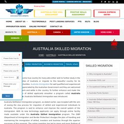 Australia Skilled Immigration