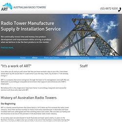 Radio Towers and Masts Australia - Manufacture, Sale, Installation - Guyed and Free Standing