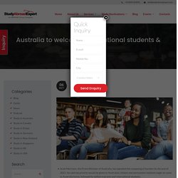 Australia to welcome international students & migrants