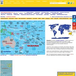 Australia Map / Oceania Map / Map of Australia / Map of Oceania