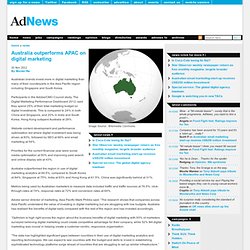 Australia outperforms APAC on digital marketing in Adobe and CMO Council report