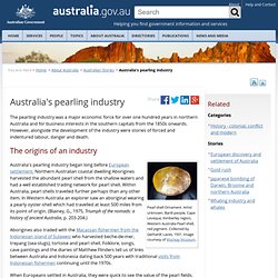 Australia's pearling industry