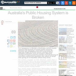 Australia’s Public Housing System is Broken