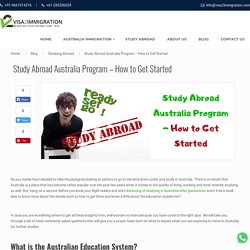 Study Abroad Australia Program – How to Get Started