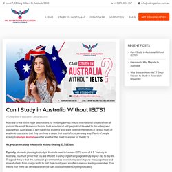 Can I Study in Australia Without IELTS?