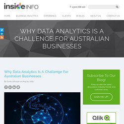 Why Data Analytics Is A Challenge For Australian Businesses