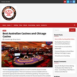 Best Australian Casinos and Chicago Casino