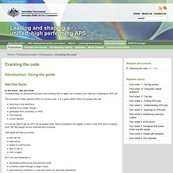 Cracking the Code: How to apply for jobs in the Australian Public Service