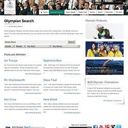 Australian Olympic Committee: Olympian Search