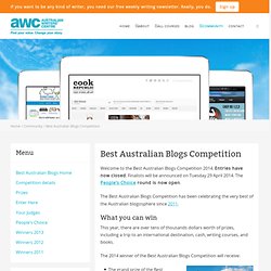 Best Australian Blogs 2012 Competition