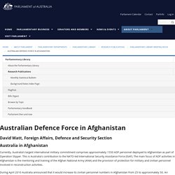 Australian Defence Force in Afghanistan