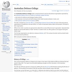 Australian Defence College