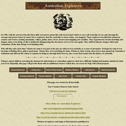 Australian Explorers