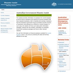 Australian Government Disaster Assist
