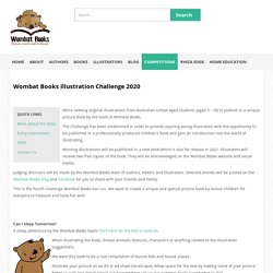 Wombat Books: Australian children's books - 2020 Illustration Challenge