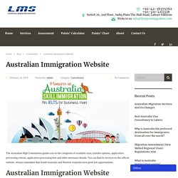 Australian Immigration Website