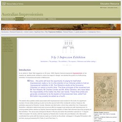National Gallery of Victoria: Australian Impressionism Education Resource