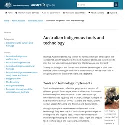 Australian Indigenous tools and technology