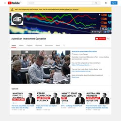 Australian Investment Education - YouTube