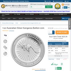 Australian Silver Kangaroo - Bullion coin - Money Metals Exchange LLC