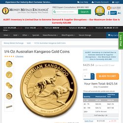 1/4 Oz Australian Kangaroo Gold Coins for Sale · Money Metals®
