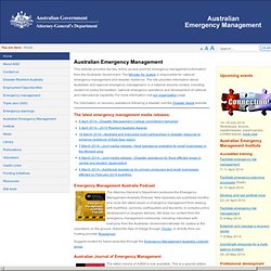 Pages - Australian Emergency Management