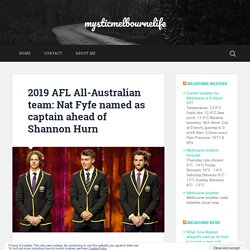 2019 AFL All-Australian team: Nat Fyfe named as captain ahead of Shannon Hurn – mysticmelbournelife