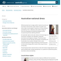 Australian national dress