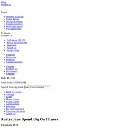 Australians Spend Big On Fitness
