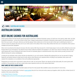 Best Online Casinos for Australians