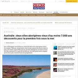 Australie : découverte du premier site aborigène sous-marin